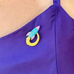 Erstwilder Radical Rocket Ship Enamel Pin^ Enamel Pins