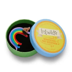 Erstwilder Rainbow Ruff Brooch^ Brooches