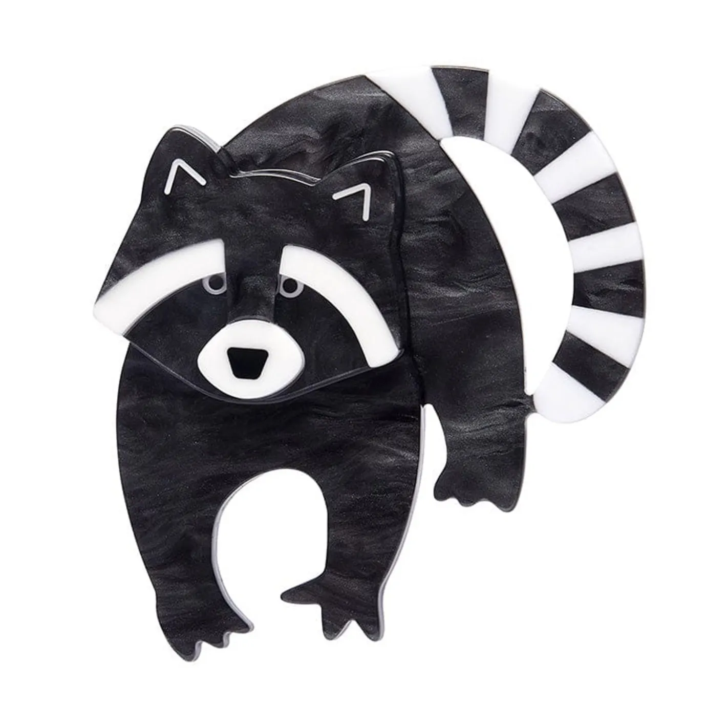 Erstwilder Randy Raccoon Brooch^ Brooches