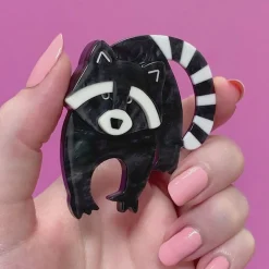 Erstwilder Randy Raccoon Brooch^ Brooches