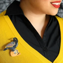 Erstwilder Raven Mad Brooch^ Brooches