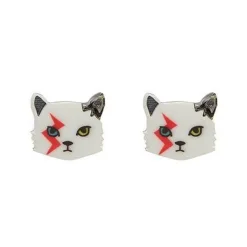Erstwilder Rebel, Rebel Cat Earrings^ Earrings