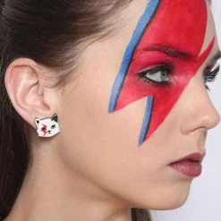 Erstwilder Rebel, Rebel Cat Earrings^ Earrings