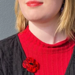 Erstwilder Remembrance Poppy Brooch^ Brooches