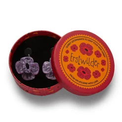 Erstwilder Remembrance Poppy Drop Earrings^ Earrings