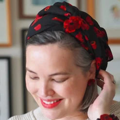 Erstwilder Remembrance Poppy Head Scarf^ Scarves