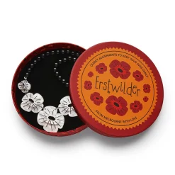 Erstwilder Remembrance Poppy Necklace^ Necklaces