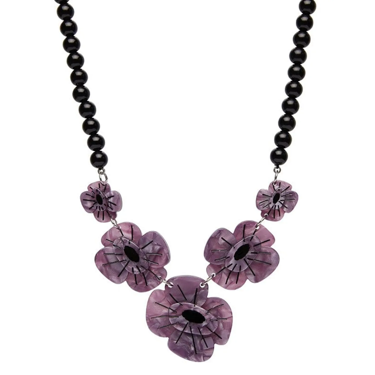 Erstwilder Remembrance Poppy Necklace^ Necklaces