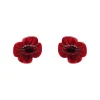 Erstwilder Remembrance Poppy Stud Earrings^ Earrings