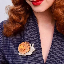 Erstwilder Reticulated Rebel Brooch^ Brooches
