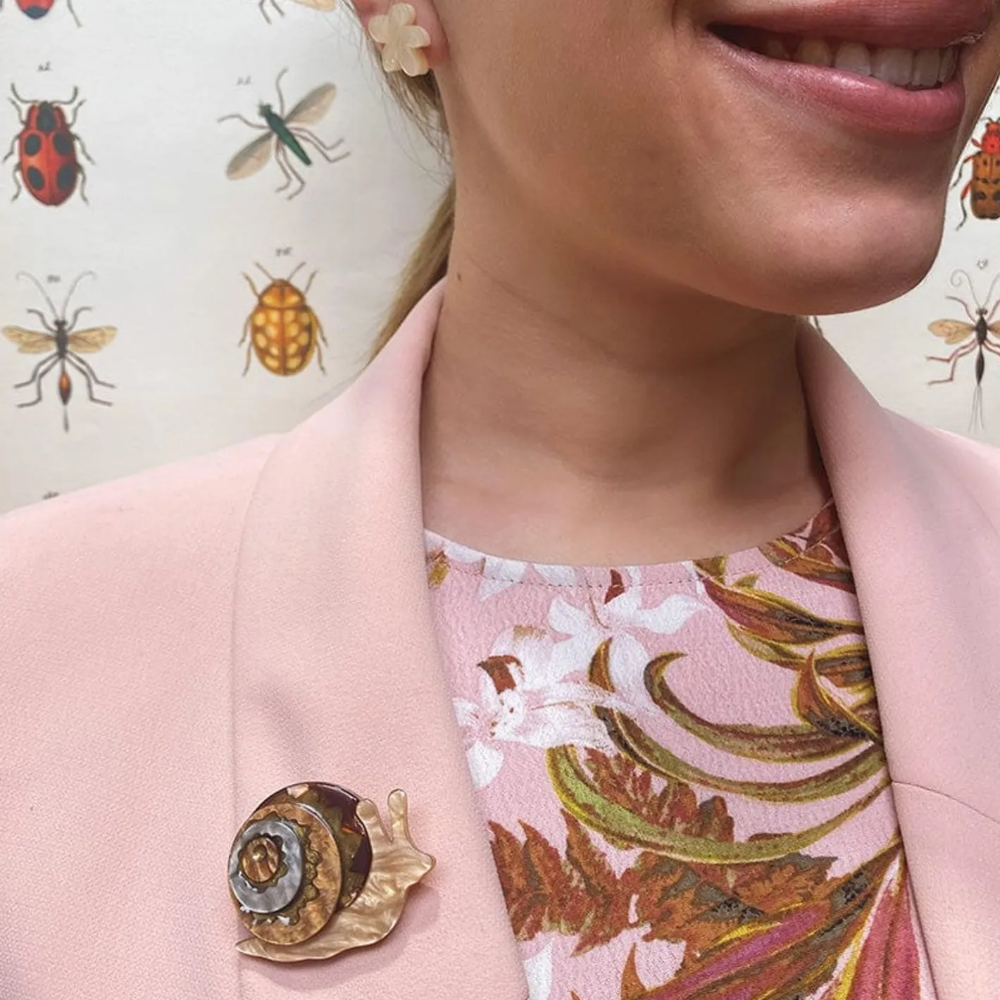 Erstwilder Reticulated Rebel Mini Brooch^ Brooches
