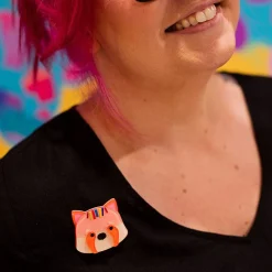 Erstwilder Rhonda The Red Panda Brooch^ Brooches