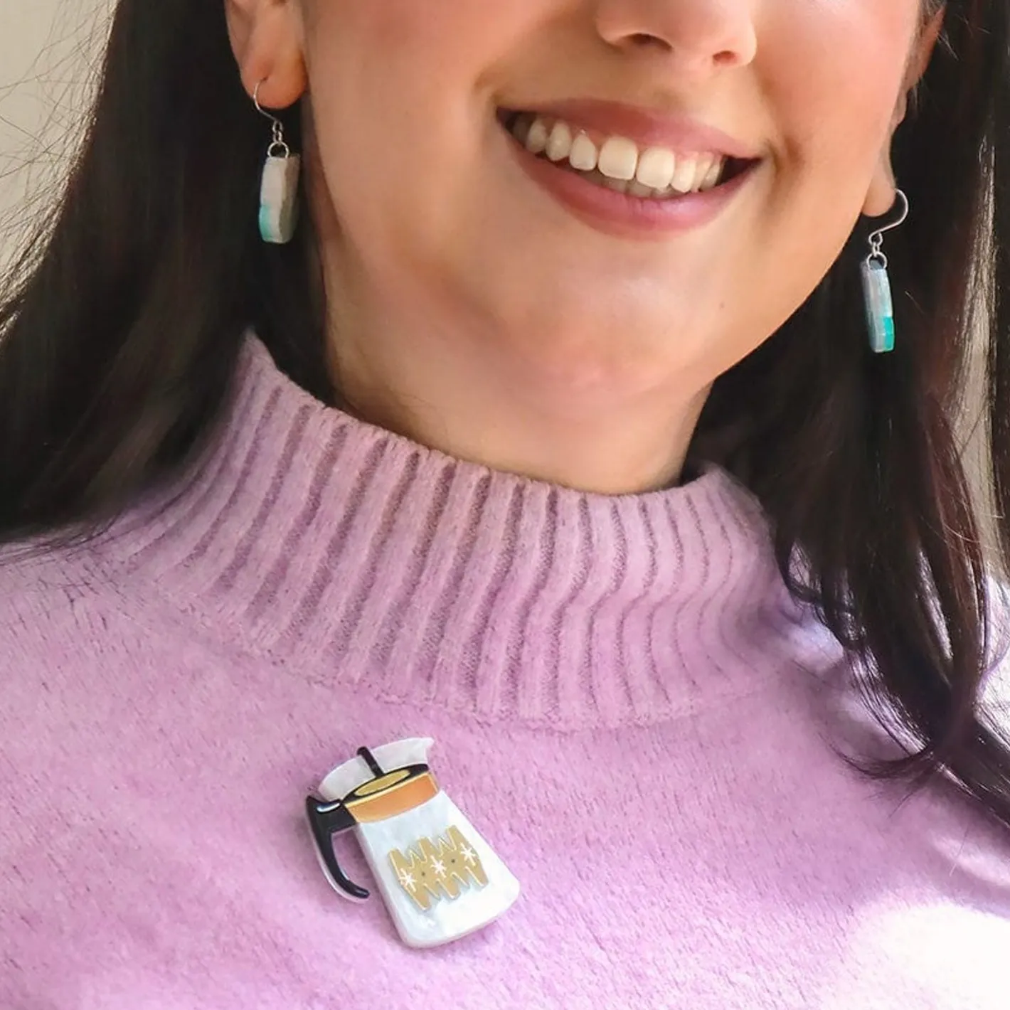 Erstwilder Rise And Grind Brooch^ Brooches