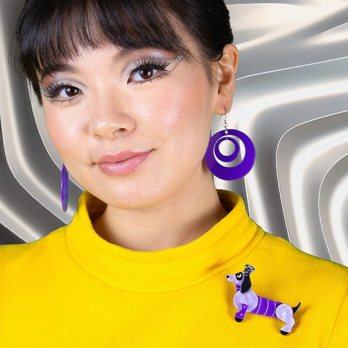 Erstwilder Robo Spiffy Brooch^ Brooches
