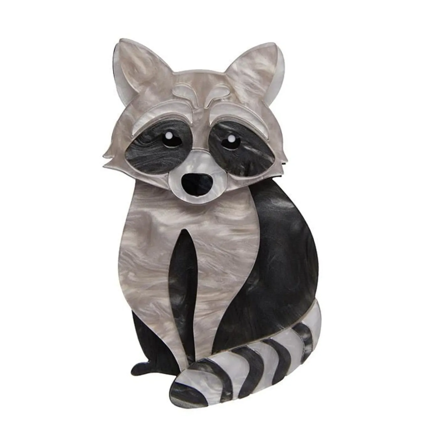 Erstwilder Rocket'S Riot Raccoon Brooch^ Brooches
