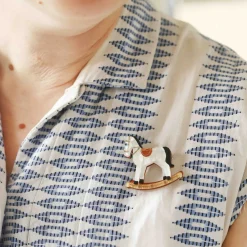 Erstwilder Rocking Reminiscence Mini Brooch^ Brooches