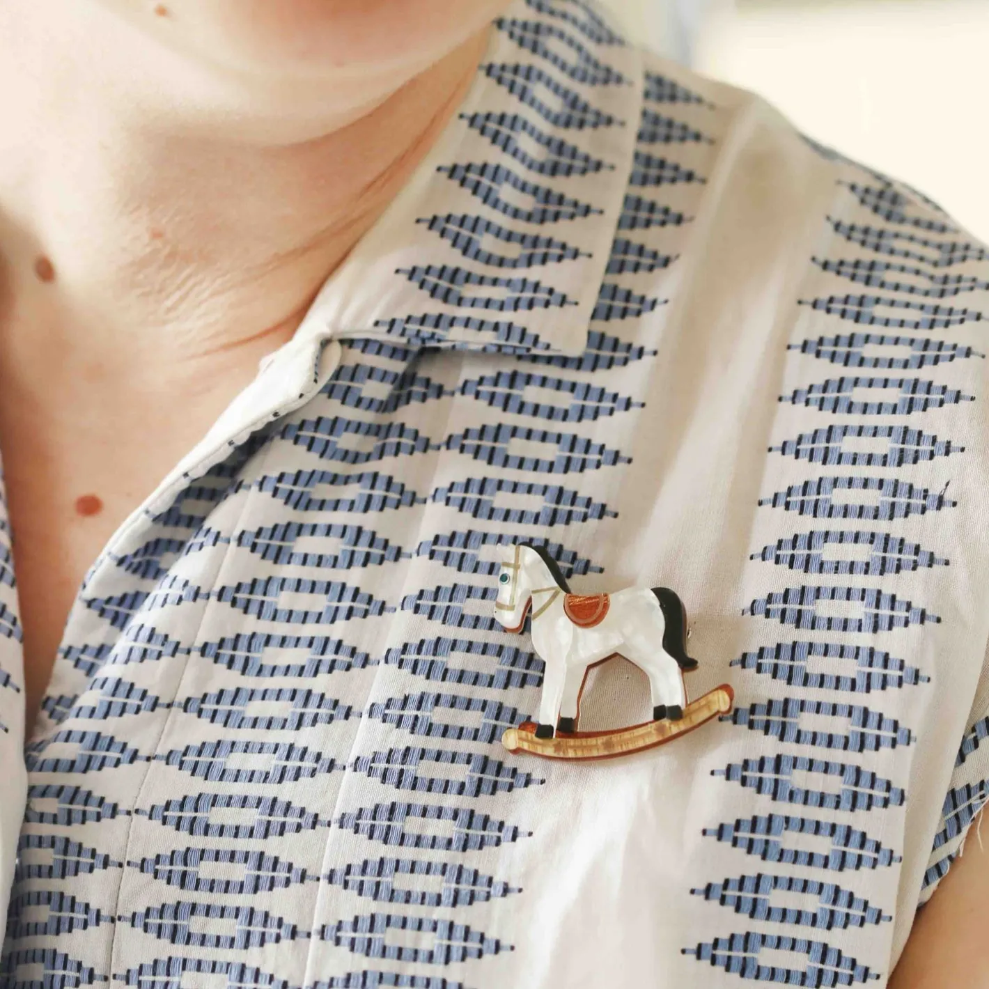 Erstwilder Rocking Reminiscence Mini Brooch^ Brooches