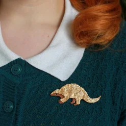 Erstwilder Roly Poly Pangolin Brooch^ Brooches