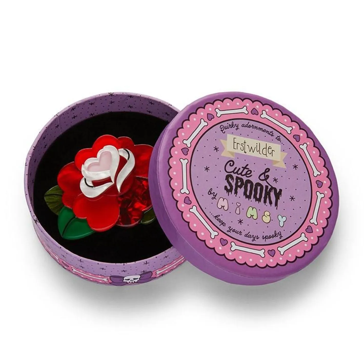 Erstwilder Roses Are Red Brooch^ Brooches