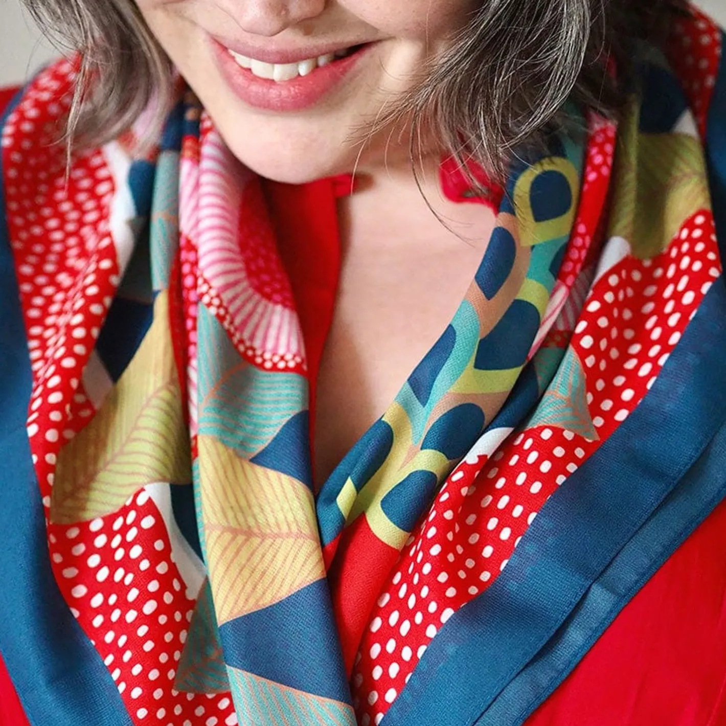 Erstwilder Rosie Rosella Square Scarf^ Scarves
