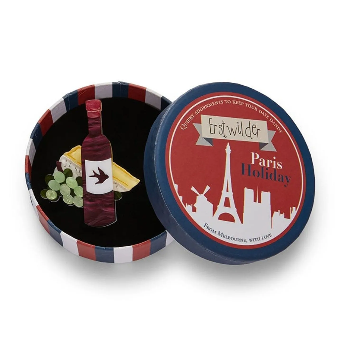 Erstwilder Rouge Ou Blanc? Brooch^ Brooches