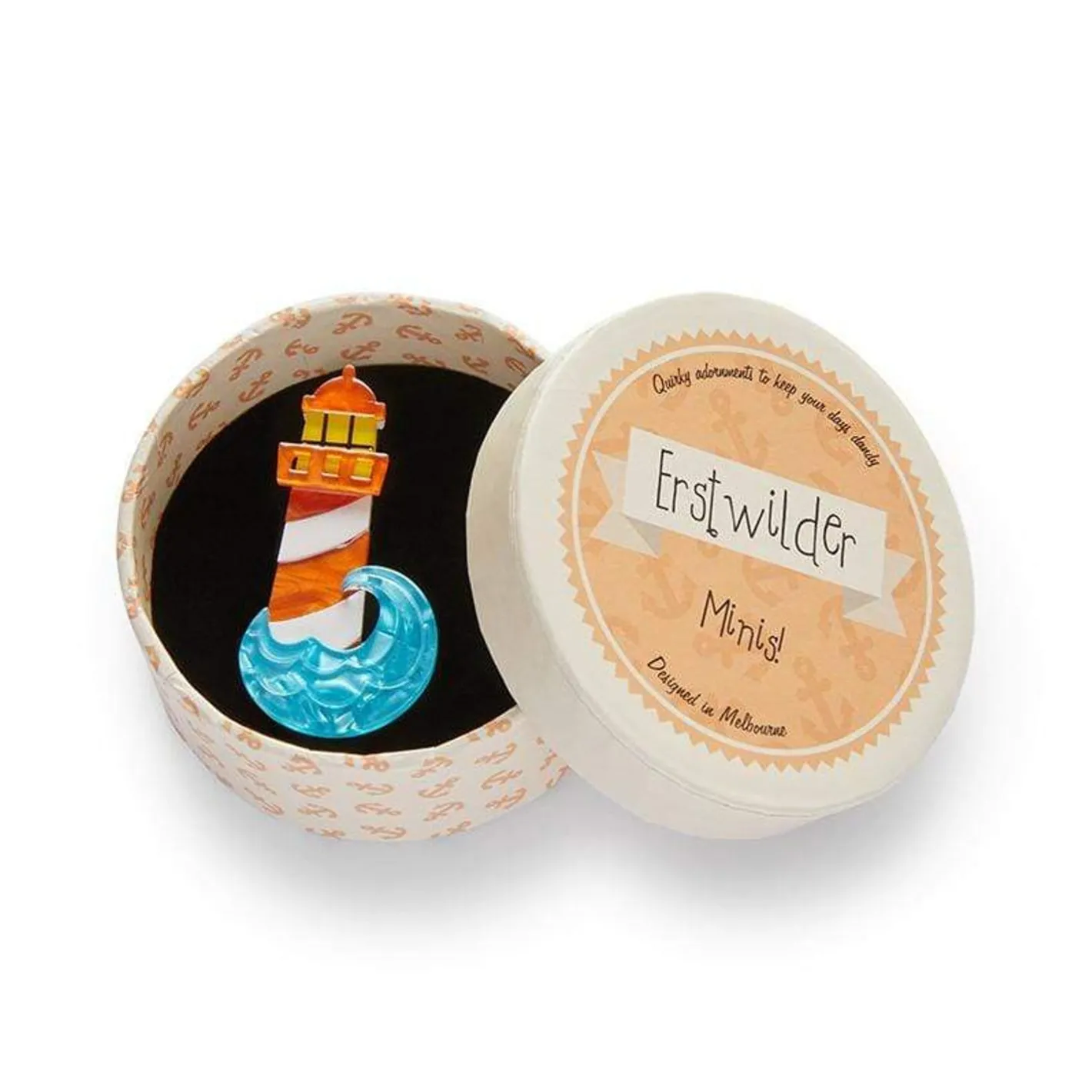 Erstwilder Round The Twist Mini Brooch^ Brooches