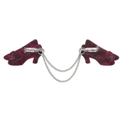 Erstwilder Ruby Slippers Double Brooch^ Brooches