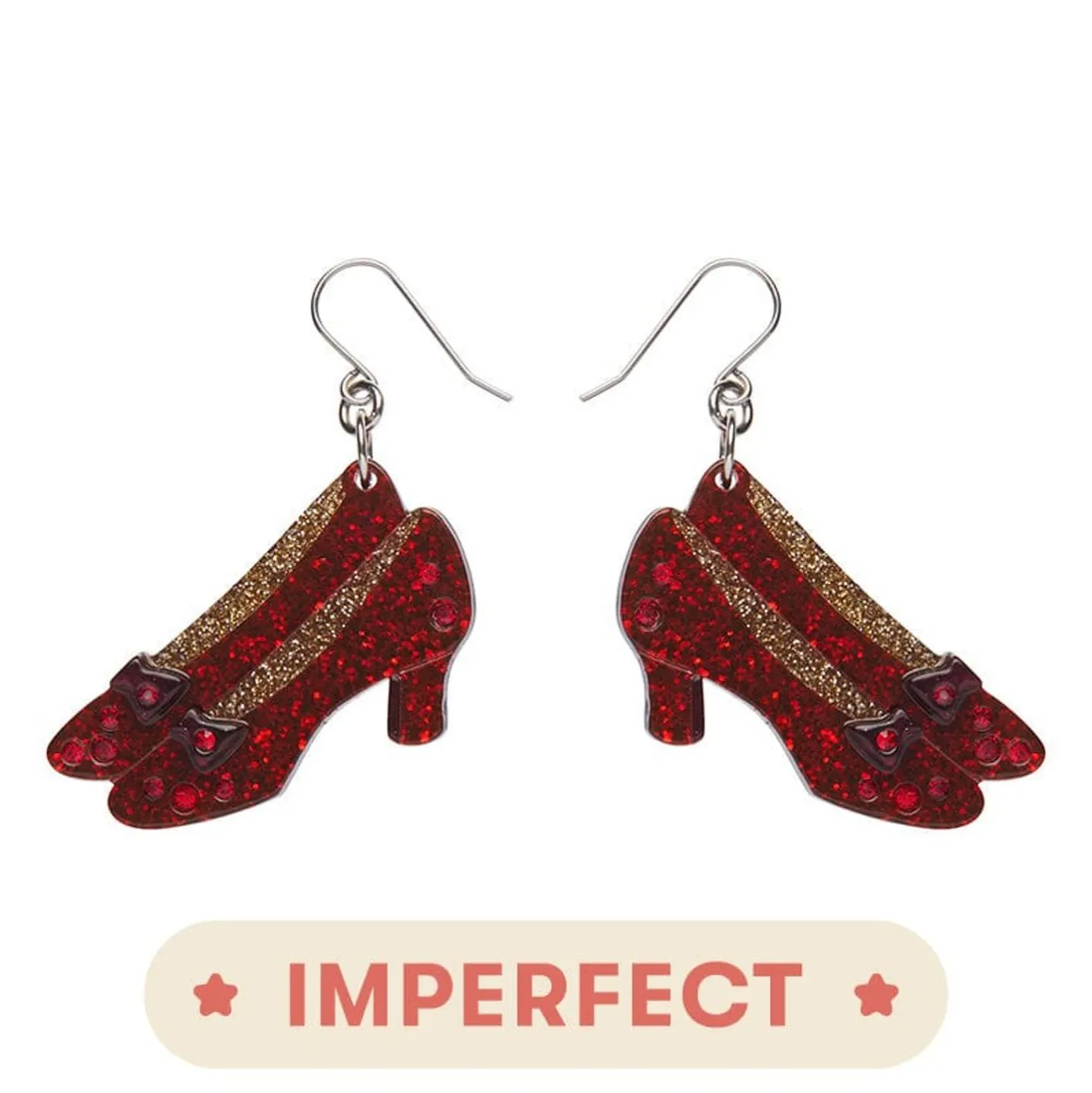 Erstwilder Ruby Slippers Earrings (Imperfect)^ Earrings