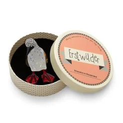 Erstwilder Ruby The Booby Brooch^ Brooches