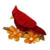 Erstwilder Ruby The Red Cardinal Brooch^ Brooches
