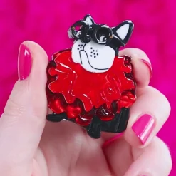 Erstwilder Ruff Ruff-Les Mini Brooch^ Brooches