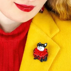 Erstwilder Ruff Ruff-Les Mini Brooch^ Brooches