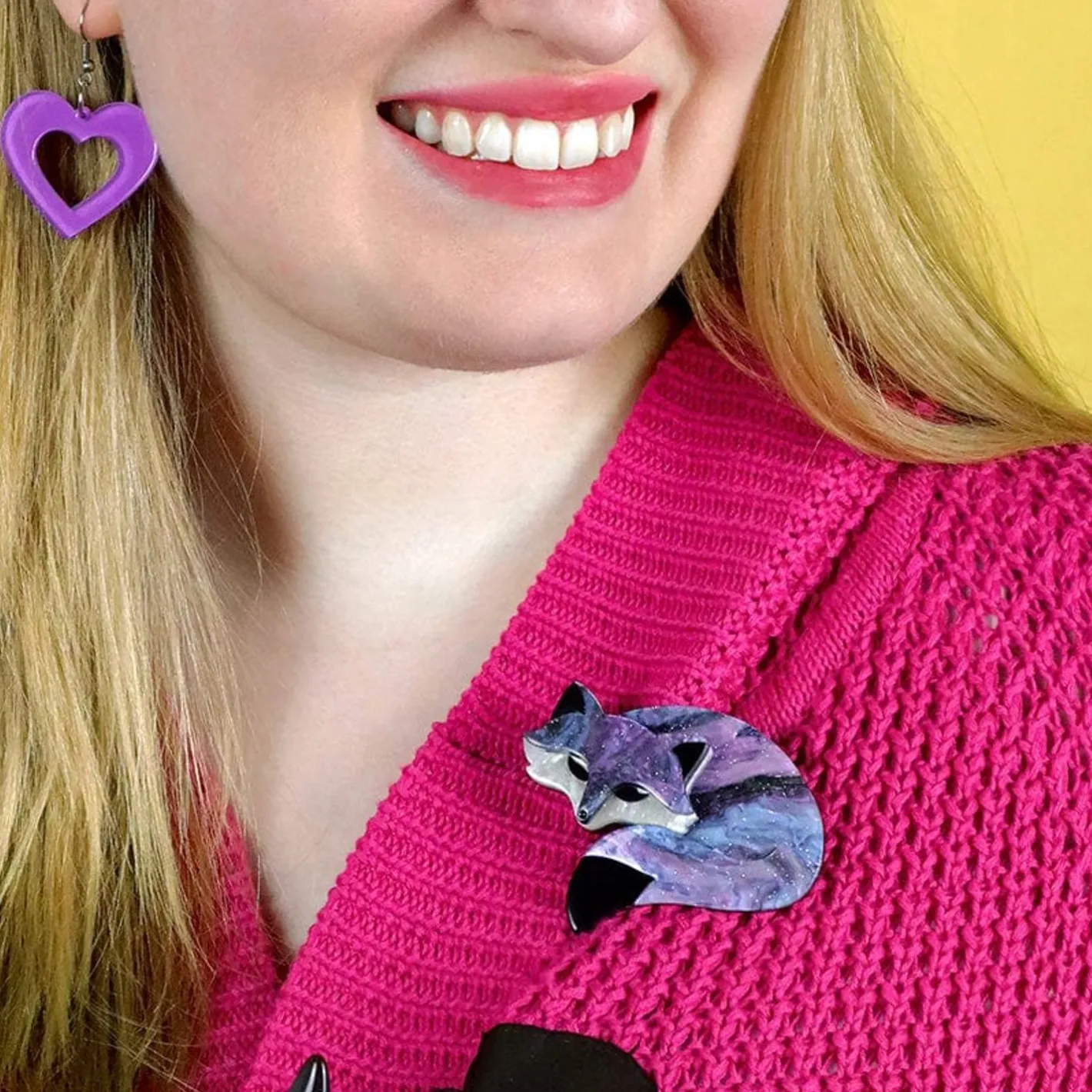 Erstwilder Saffron The Sleeping Fox Brooch^ Brooches