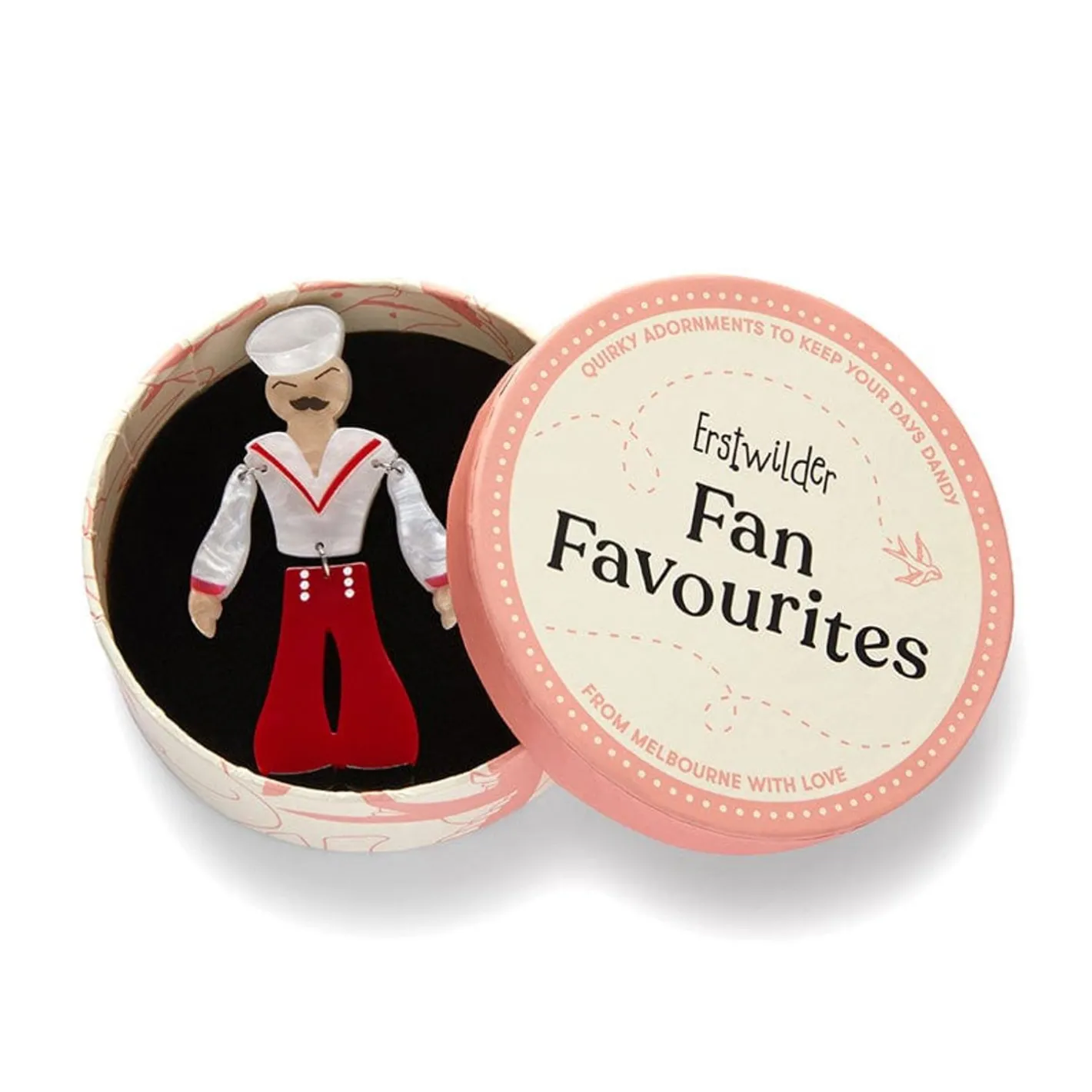 Erstwilder Sailor Barry Brooch^ Brooches