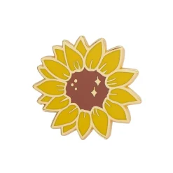 Erstwilder Salubrious Sunflower Enamel Pin^ Enamel Pins