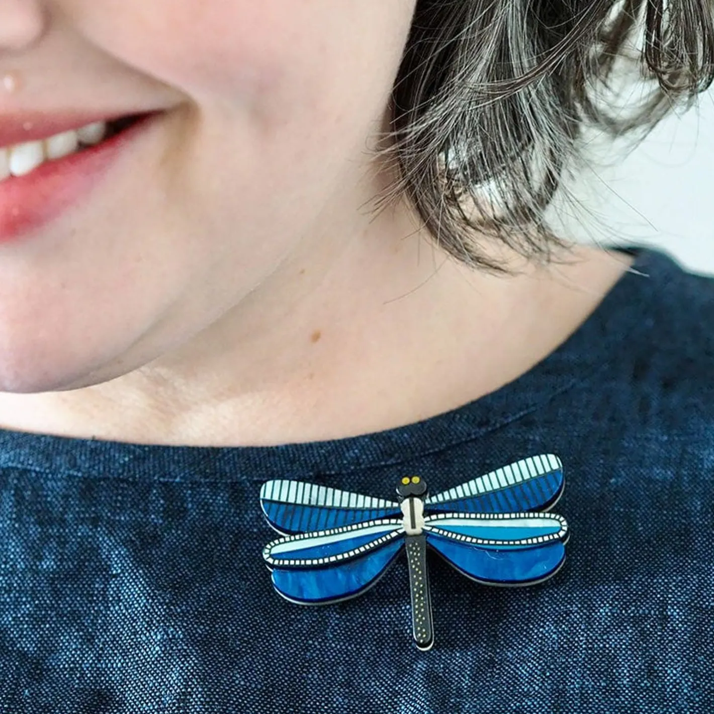 Erstwilder Sapphire Sky Dancer Brooch^ Brooches