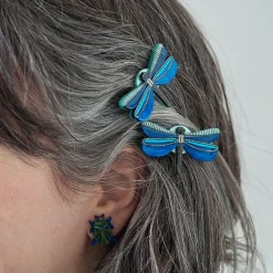 Erstwilder Sapphire Sky Dancer Hair Clips Set - 2 Piece^ Hair Clips & Claws