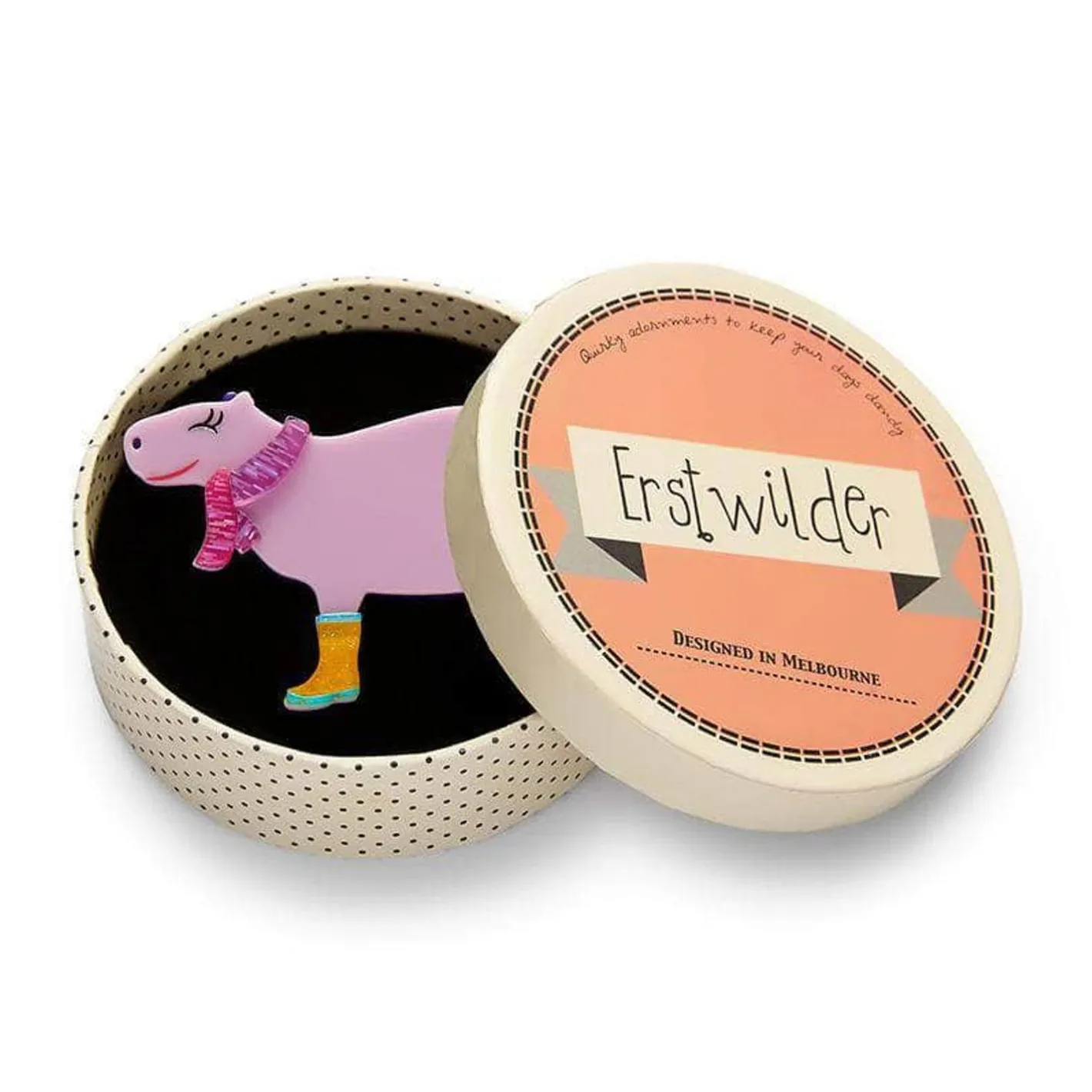 Erstwilder Sara The Capybara Brooch^ Brooches