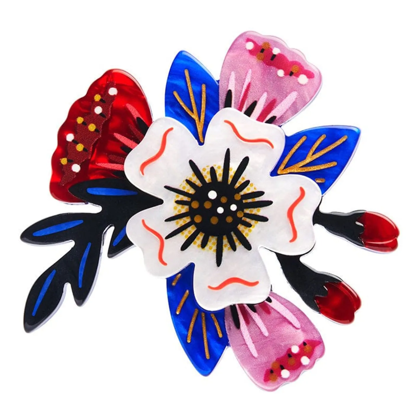 Erstwilder Say It With Flowers Brooch^ Brooches