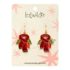 Erstwilder Scarf Souvenir Enamel Drop Earrings^ Enamel Earrings