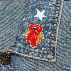 Erstwilder Scarf Souvenir Enamel Pin^ Enamel Pins