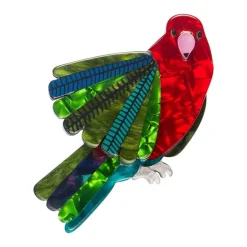 Erstwilder Scarlet Sovereign Brooch^ Brooches