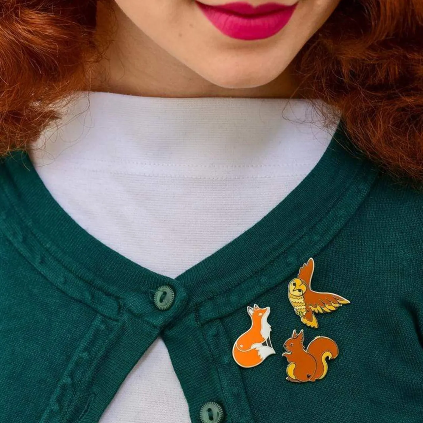 Erstwilder Scrupulous Squirrel Enamel Pin^ Enamel Pins