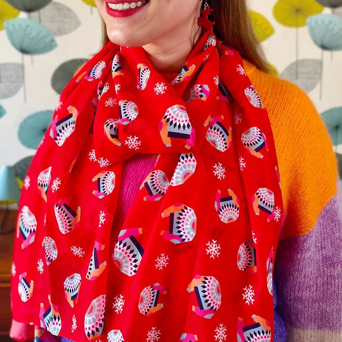 Erstwilder Seasonal Sweater Neck Scarf^ Scarves