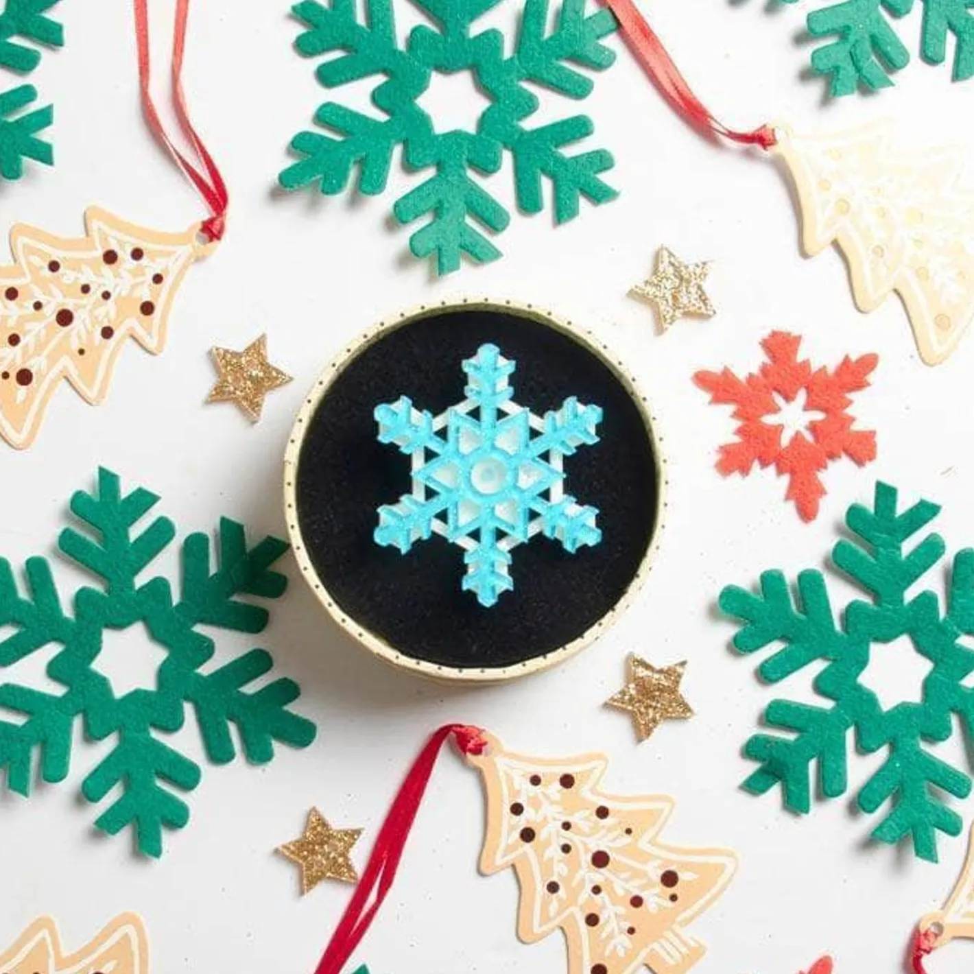 Erstwilder Seasonal Symmetry Brooch^ Brooches