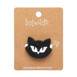 Erstwilder Shadow The Cat Mini Brooch^ Brooches
