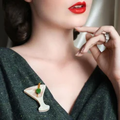 Erstwilder Shaken, Not Stirred Brooch^ Brooches
