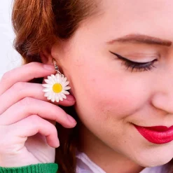 Erstwilder She Loves Me Daisy Drop Earrings^ Earrings