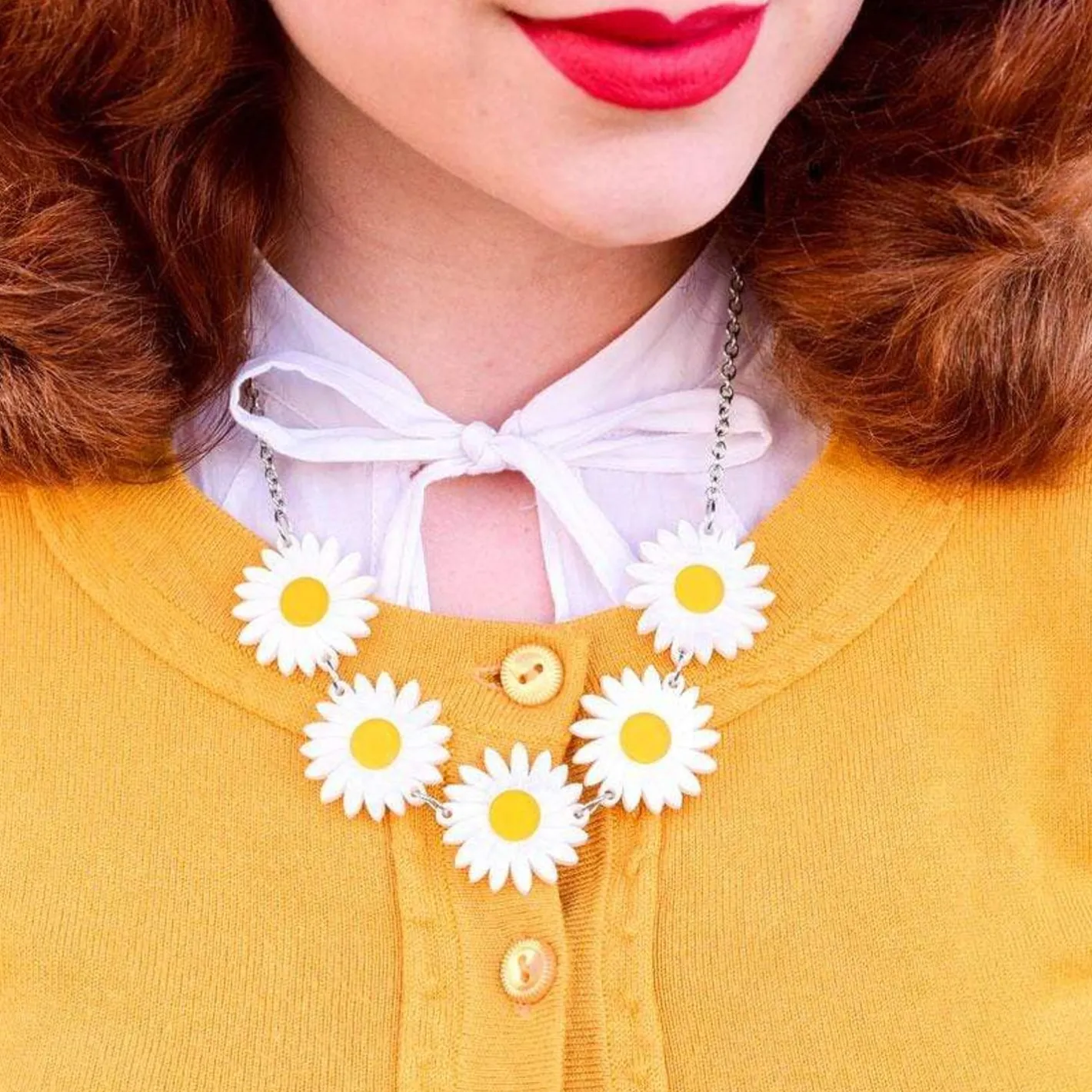 Erstwilder She Loves Me Daisy Necklace^ Necklaces