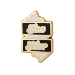 Erstwilder She/Her Pronoun Enamel Pin^ Enamel Pins